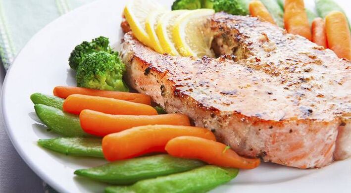 риба со зеленчук за зголемување на потенцијата по 50