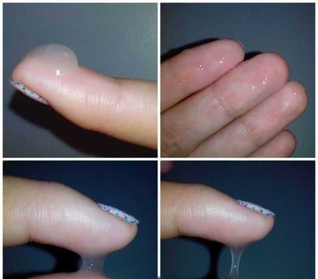 предсемената течност на мажот за време на возбудувањето